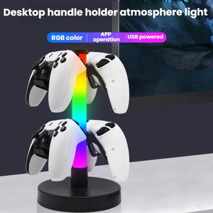 KBB-81 RGB Gaming Controller Headphone Stand Ambient Light Stand