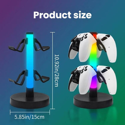 KBB-81 RGB Gaming Controller Headphone Stand Ambient Light Stand