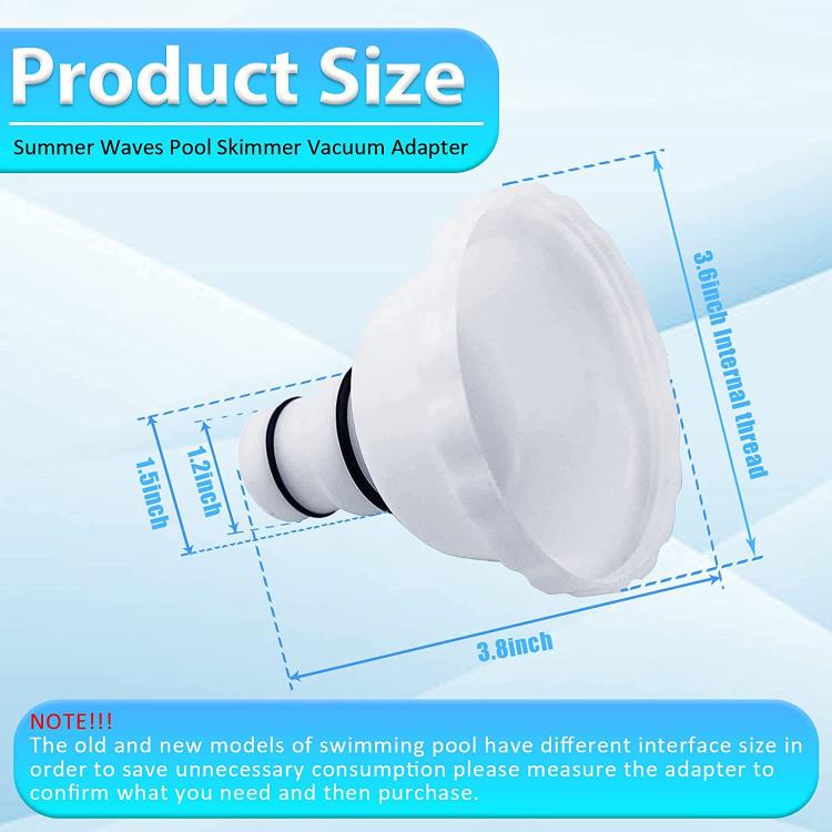 Adaptateur d'aspirateur pour écumeurs flottants RP/RX