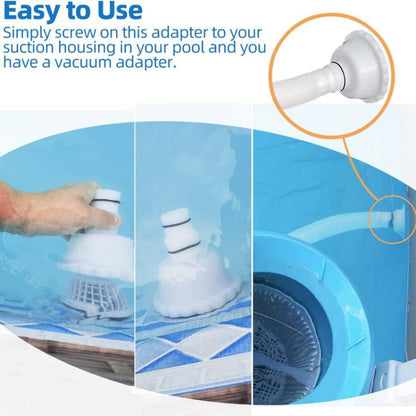 Adaptateur d'aspirateur pour écumeurs flottants RP/RX