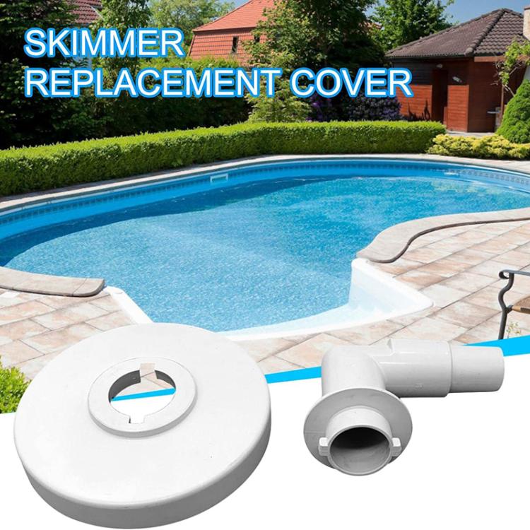 Plaque d'aspiration coudée à 90 degrés pour skimmer de piscine - pièce de rechange