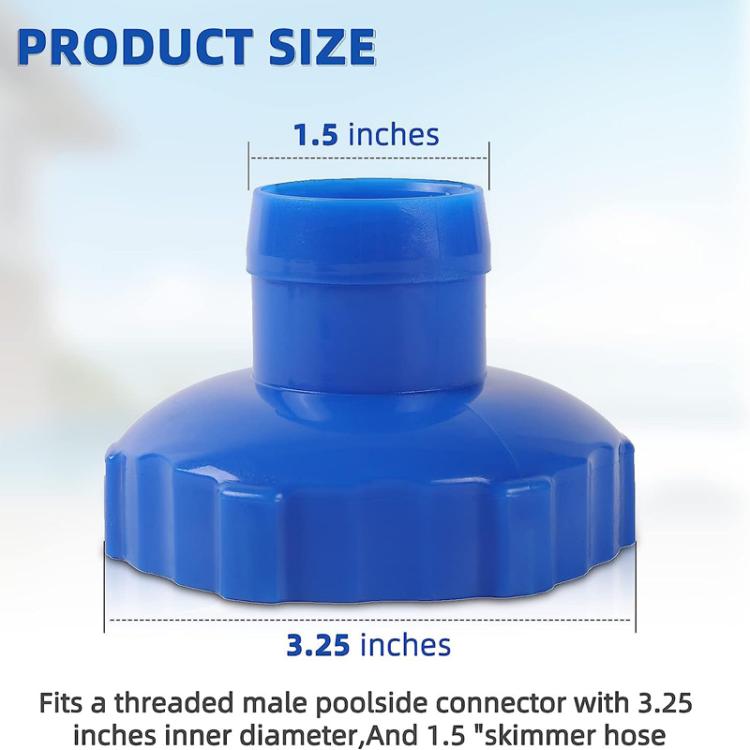 Pour adaptateur de tuyau de skimmer de piscine Intex, adaptateur de tuyau de skimmer de piscine B