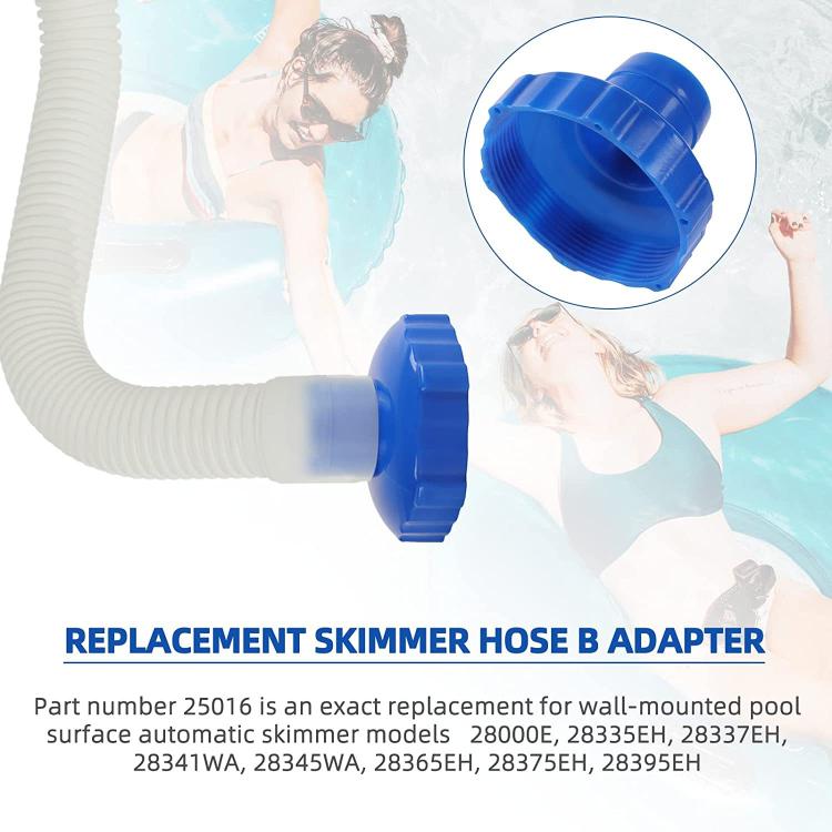 Pour adaptateur de tuyau de skimmer de piscine Intex, adaptateur de tuyau de skimmer de piscine B