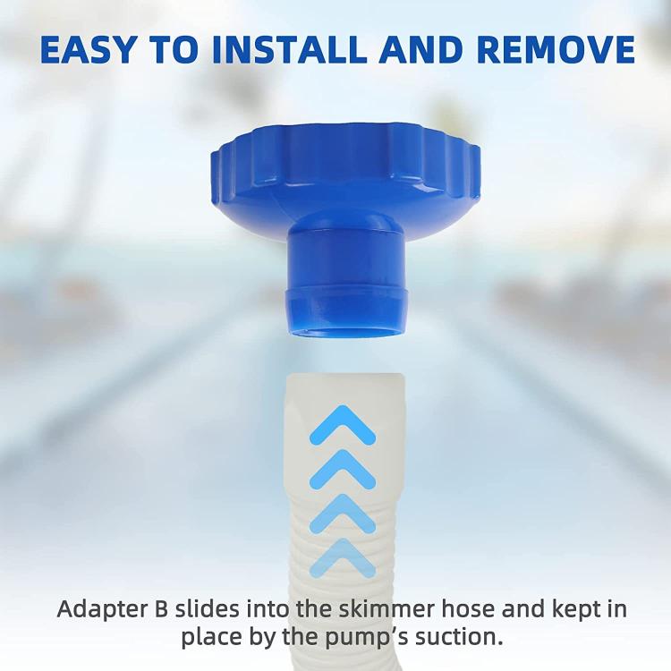 Pour adaptateur de tuyau de skimmer de piscine Intex, adaptateur de tuyau de skimmer de piscine B