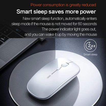 Inphic M1 PRO Wireless Bluetooth Tri-mode Rechargeable Mute Mouse With Battery Level Display