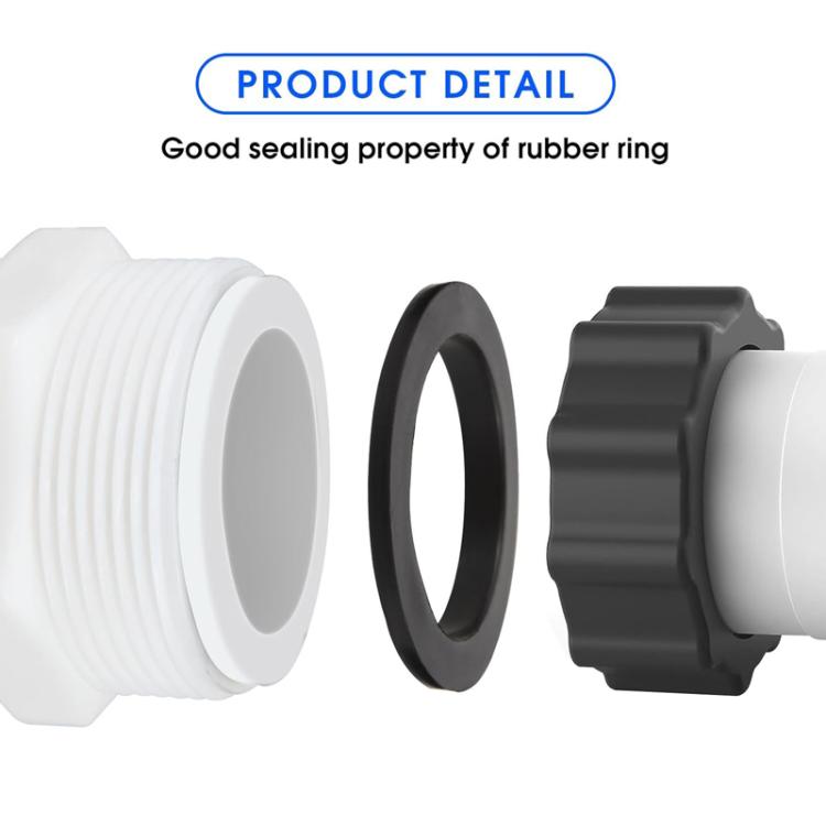 Connecteur bidirectionnel pour tuyau de piscine 1,5 pouce pour Intex, Coleman, Hayward