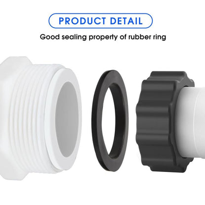 Connecteur bidirectionnel pour tuyau de piscine 1,5 pouce pour Intex, Coleman, Hayward