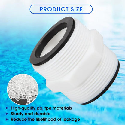 Connecteur bidirectionnel pour tuyau de piscine 1,5 pouce pour Intex, Coleman, Hayward