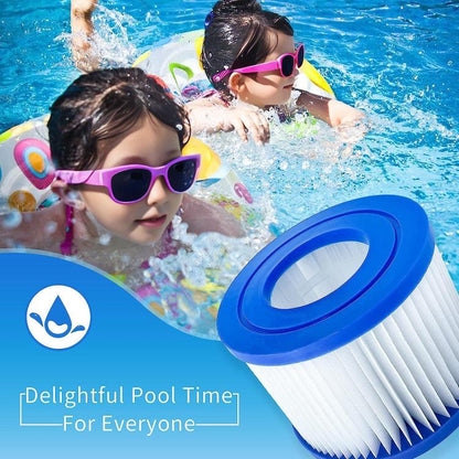Cartouche de remplacement de filtre de nettoyeur de piscine pour Bestway, Lay-Z-Spa, Coleman, SaluSpa et Intex, Cartouche VI