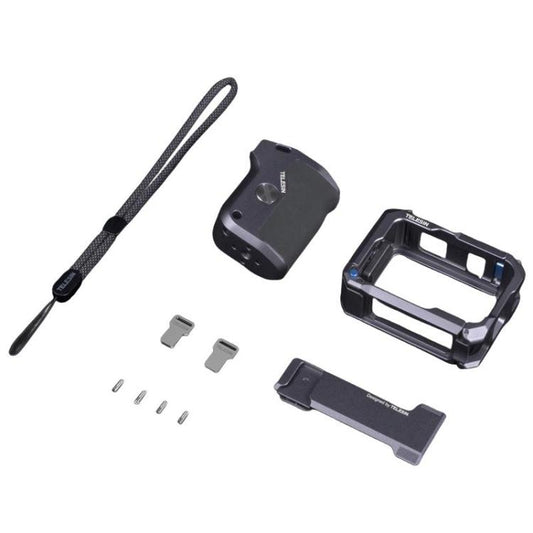 TELESIN Camera Grip Kit For GoPro HERO9 Black / HERO10 Black / HERO11 Black / HERO12 Black / HERO13 Black, Without Camera Cage, With Camera Cage