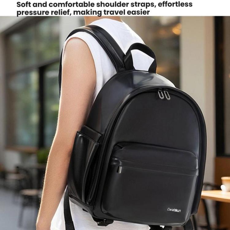 Cwatcun D125 Medium Shoulder Camera Bag Waterproof Casual Photography Backpack