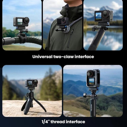 For DJI Osmo Action 3 / 4 / 5 Pro TELESIN Magnetic Adapter Mount, For DJI Osmo Action 3 / 4 / 5 Pro