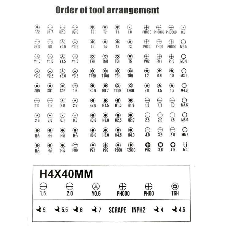 128-In-1 Precision Screwdriver Set With Roll-Up Case Magnetic Repair Tool Kit