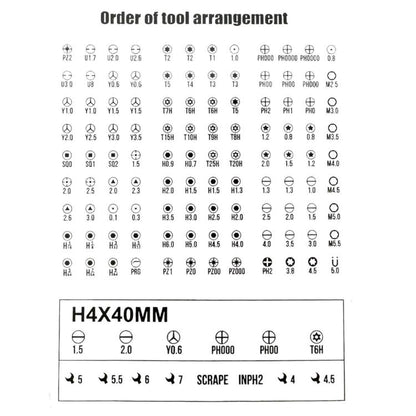 128-In-1 Precision Screwdriver Set With Roll-Up Case Magnetic Repair Tool Kit