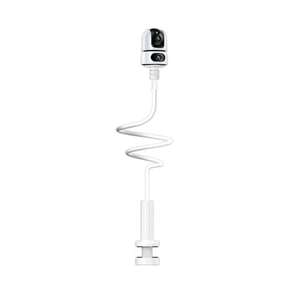 No-Drill Security Camera Mount With Clip Flexible Bendable Bracket Base For Baby Monitor/Webcam