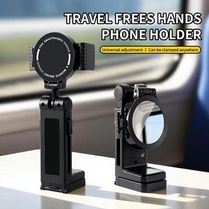 Portable Phone Holder Clamp Mount For Travel 360-Degree Rotation Lazy Bracket Desk Stand