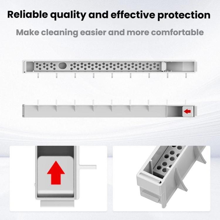 Pour Ecovacs T80 / X9 / X9 Pro Robot Aspirateur Réservoir d'eau usée Tube de vidange