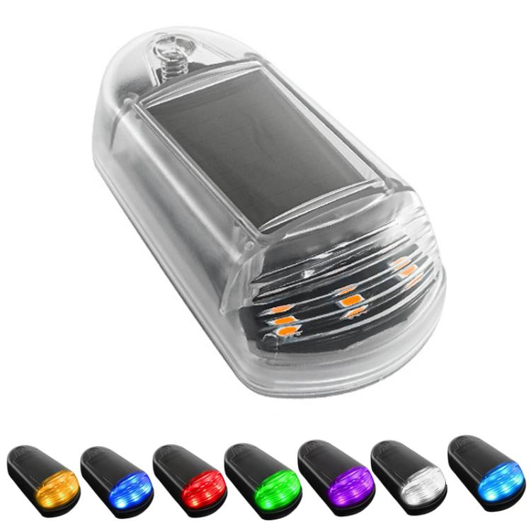 Solar-Powered Roof Warning Light LED Roof Strobe Light For Trucks Pickups