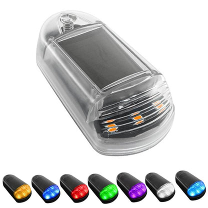 Solar-Powered Roof Warning Light LED Roof Strobe Light For Trucks Pickups