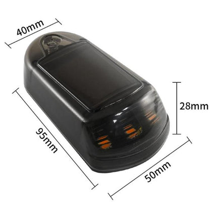 Solar-Powered Roof Warning Light LED Roof Strobe Light For Trucks Pickups