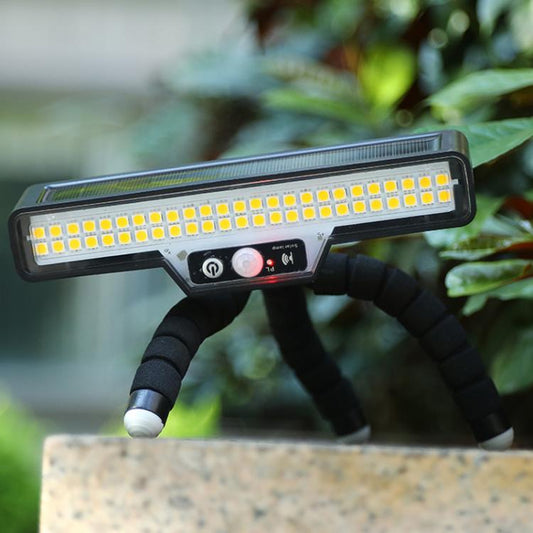 Lampe d'éclairage extérieur à détecteur de mouvement solaire, lumière chaude, lumière blanche, lumière intense