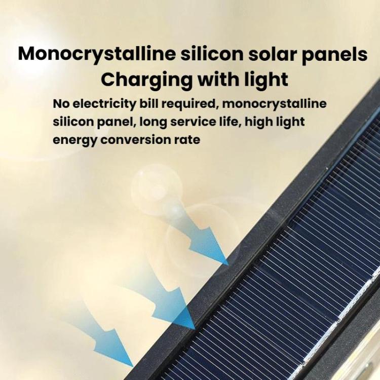 Solar-Powered Outdoor Motion-Sensor Lighting Lamp