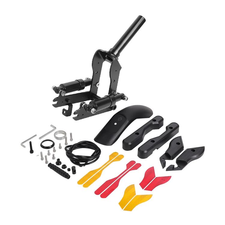 For Ninebot Max G30 Electric Scooter Conversion Front Shock Absorber Aluminum Clad Front Suspension Fork With Fenders