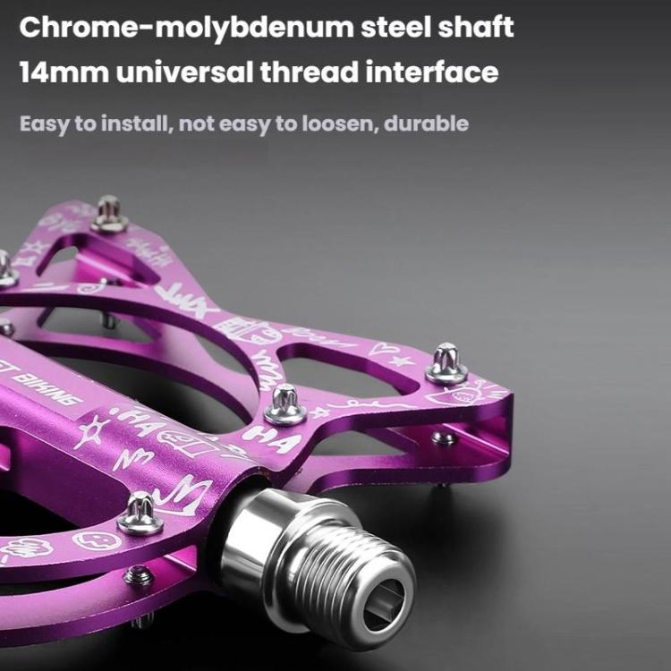 WEST BIKING Triple-Bearing Aluminum Folding Bicycle Pedals