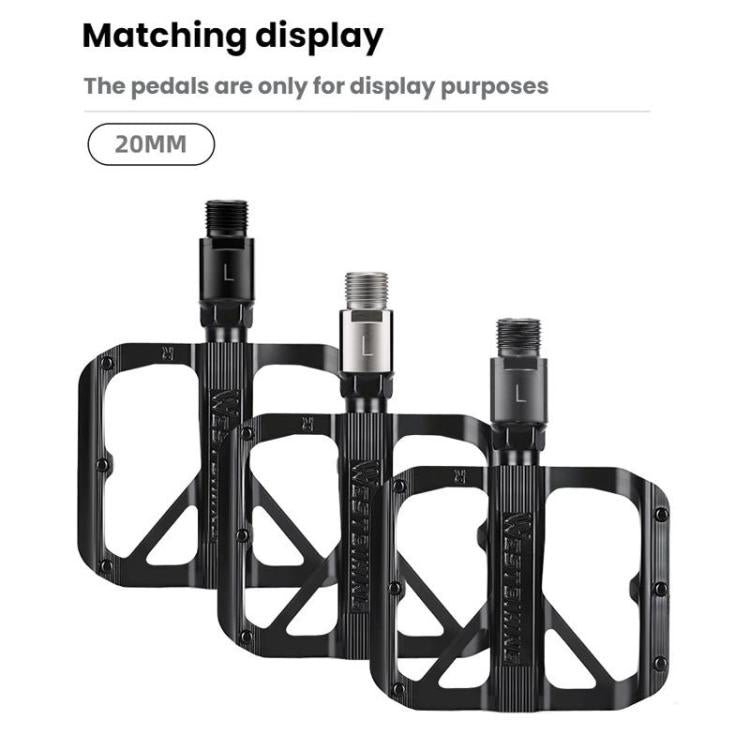 WEST BIKING Bicycle Pedal Axle Crank Extension