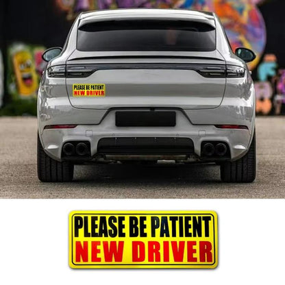 10pcs New Driver Car Probationary Sticker Reflective Magnetic Warning Sticker
