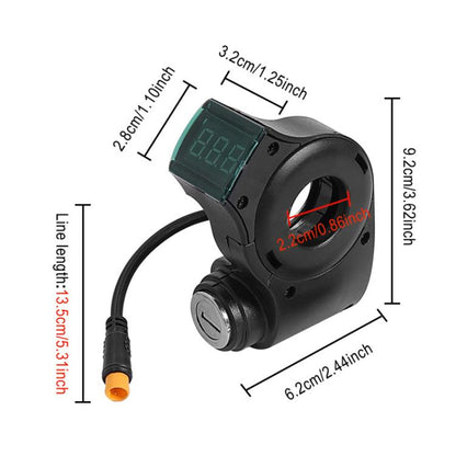 For Xiaomi M365 / KUGOO M4 Scooter Meter Power Display Insert Waterproof Plug Electric Door Locks