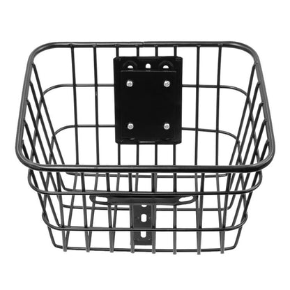 Panier avant universel pour trottinette électrique, panier portable pratique en tube de fer