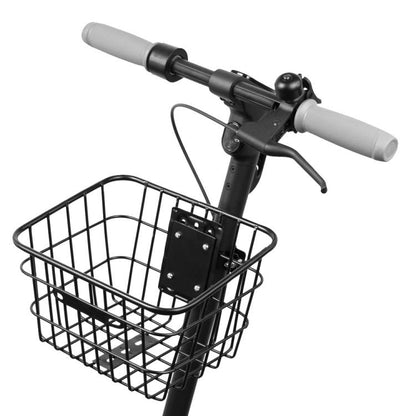 Panier avant universel pour trottinette électrique, panier portable pratique en tube de fer
