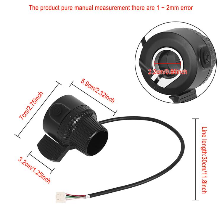 For KuKirin G2 / G3 / G4 Electric Scooter Switch Acceleration Finger Dial, For KuKirin G2 / G3 / G4