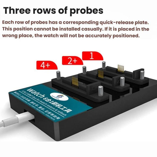 SFDER 7 In 1 Watch Flashing Test Stand, For iWatch Series 1 / 2 / 3 / 4 / 5 / 6