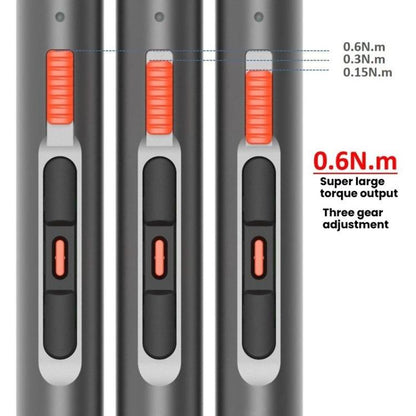 CREATIONSPACE CS0701A 29pcs High-Torque Mini Electric Screwdriver Set