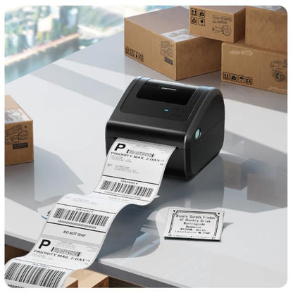 Phomemo D450-BT Bluetooth Shipping Label Printer Inkless Barcode Label Maker for 20-115mm Labels, D450-BT