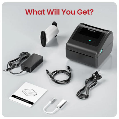 Phomemo D450-BT Bluetooth Shipping Label Printer Inkless Barcode Label Maker for 20-115mm Labels, D450-BT