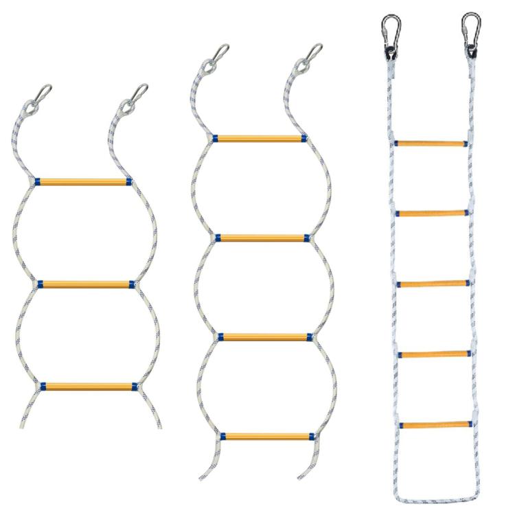 Échelle de corde d'entraînement multifonctionnelle en résine pour bateau, blanc 1m, blanc 1.4m, blanc 1.8m