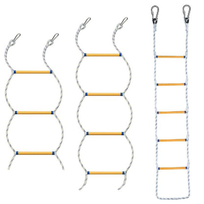 Échelle de corde d'entraînement multifonctionnelle en résine pour bateau, blanc 1m, blanc 1.4m, blanc 1.8m