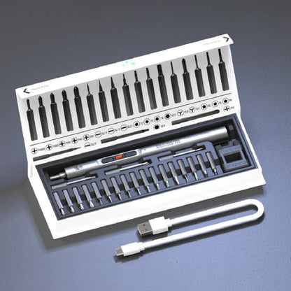 CREATIONSPACE CS0312A 23pcs Precision Electric Screwdriver Set Eyeglass Screw Installation Removal Set
