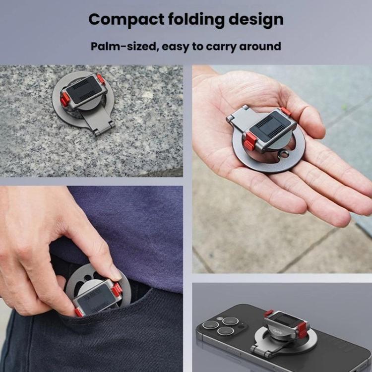 For DJI Osmo Action 3 / 4 / 5 Pro / Osmo 360 Flymile Quick-Release Magnetic Mount, OM12