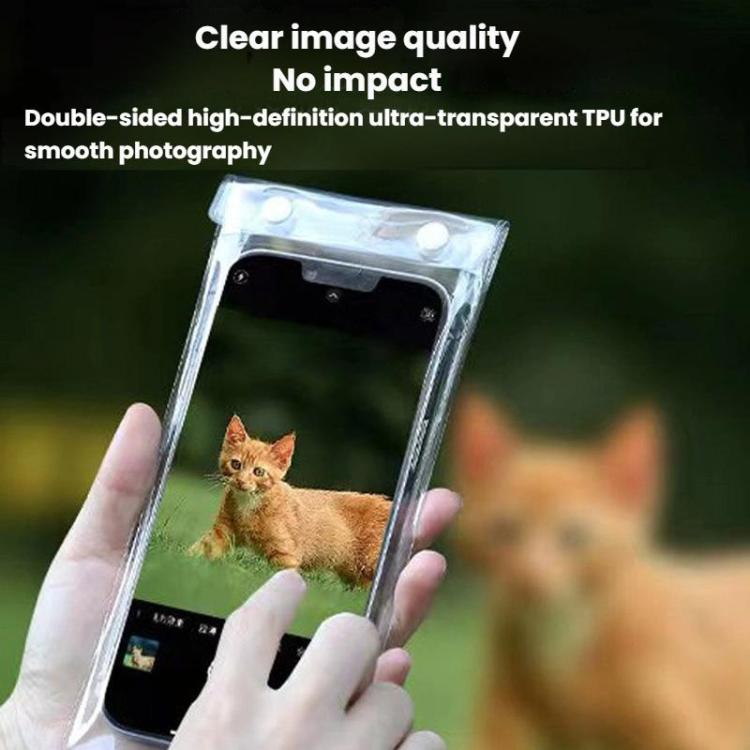 10pcs Waterproof Phone Pouch For Cycling Rechargeable Mount-CompatibleTouchscreen-Enabled Rainproof Case