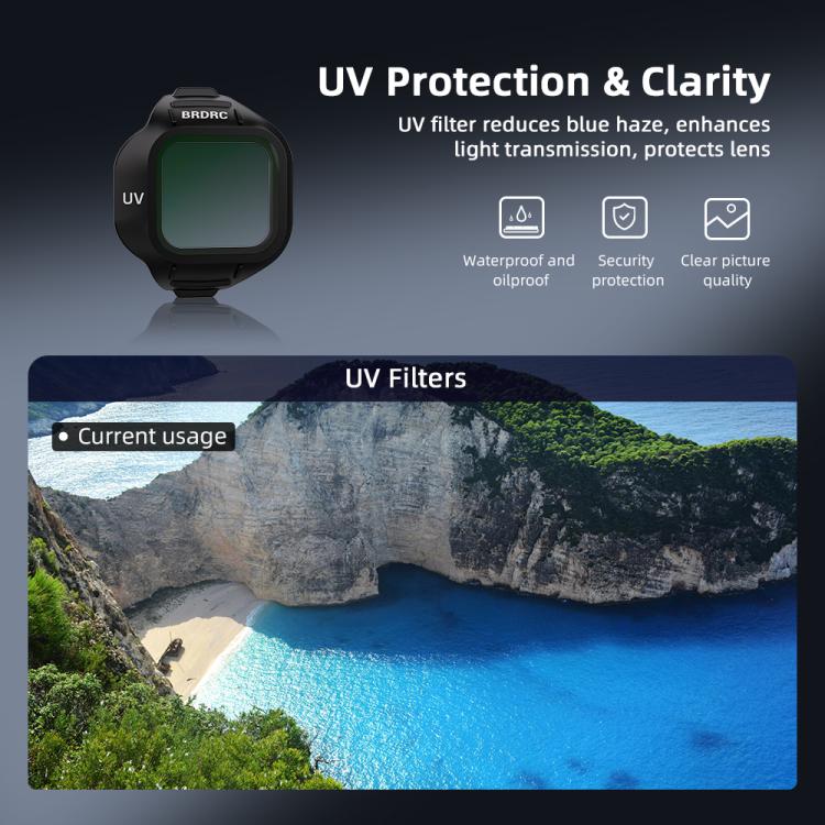 For DJI MINI 5 PRO BRDRC Drone Filters Lens Accessories, UV, CPL, ND16, CPL+ND8+ND16+ND32