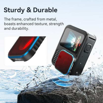 aMagisn Dive Filter for GoPro HERO13 Black /12 Black /11 Black /11 Black mini /10 Black /9 Black
