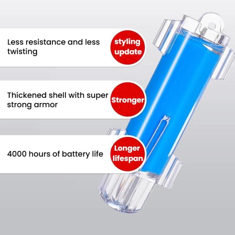 Fish-Attracting Light Water-Activated Flashing Light Fish-Gathering Light, Single Light, 4 LEDs