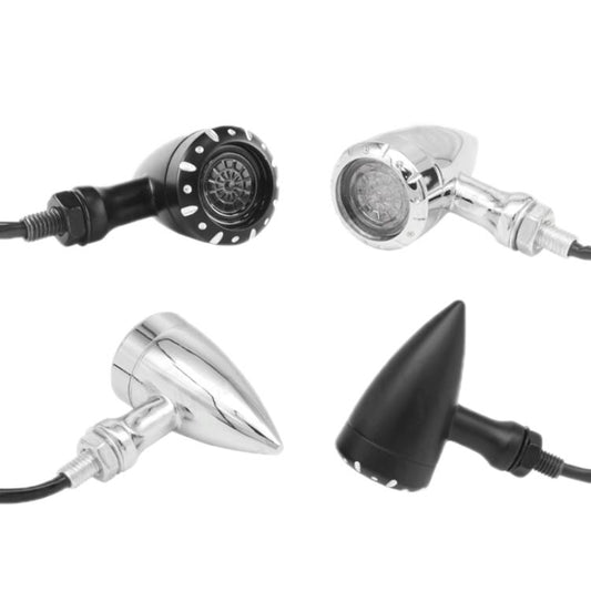 2 feux de clignotants LED rétrofit pour moto