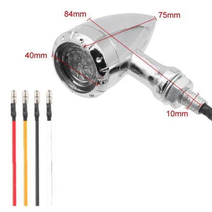 2 feux de clignotants LED rétrofit pour moto