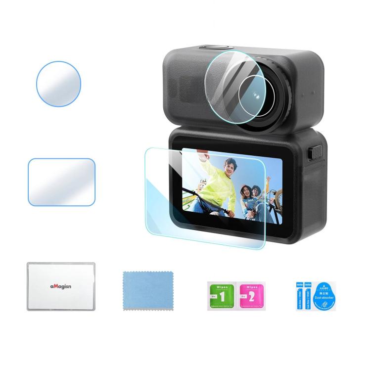 For DJI Osmo Nano aMagisn Tempered Glass Screen Protector Lens Film, 1set, 2sets