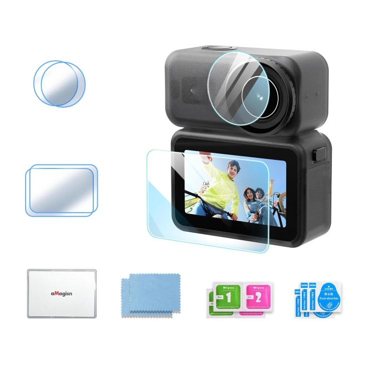 For DJI Osmo Nano aMagisn Tempered Glass Screen Protector Lens Film, 1set, 2sets